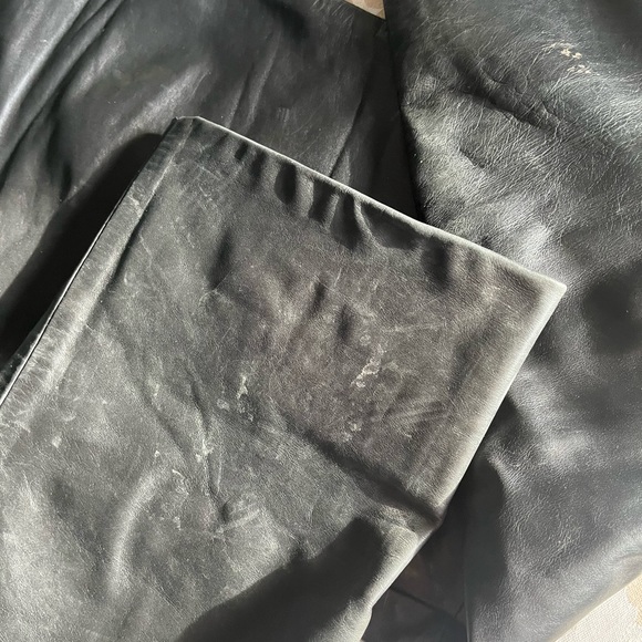 GAP Jeans real leather. Vintage from 1990s. They fix a true size 6. - Picture 5 of 6